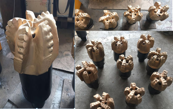 Lâminas do bocado de broca 5 do corpo de aço/corpo PDC da matriz para a perfuração do poço de água/poço de gasóleo