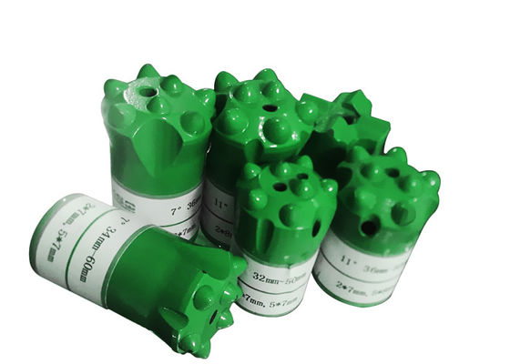 Bocado de botão carbonoso da perfuração do atarraxamento para ferramentas de perfuração pequenas da rocha do furo com comprimento 28mm-41mm