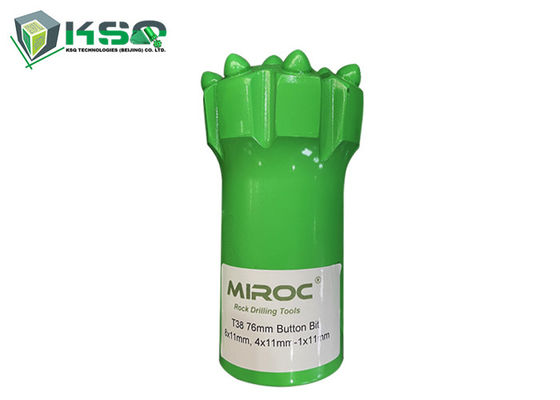T38 bocado de broca superior do botão da linha do carboneto de tungstênio do martelo de 64mm a de 89mm