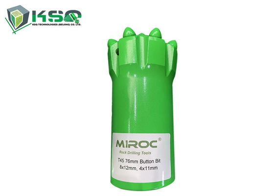 T45 bocado de broca superior do botão da linha do carboneto de tungstênio do martelo de 70mm a de 102mm