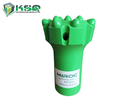 Bocado de botão da linha da perfuração de rocha de R32 76mm