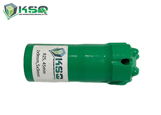 R25 bocados de broca esféricos da mineração da pedreira da saia curto do diâmetro 45mm