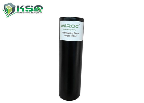 O carboneto de T38 190mm derrubou as luvas de acoplamento retas da perfuração de rocha da pata