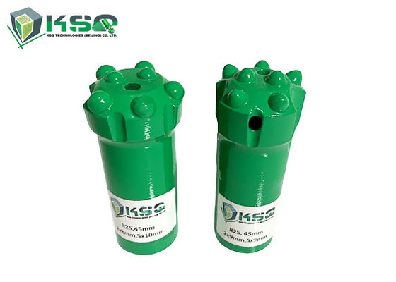 R25 bocado de broca esférico do botão do carboneto de tungstênio da saia curto Dia.33-45mm