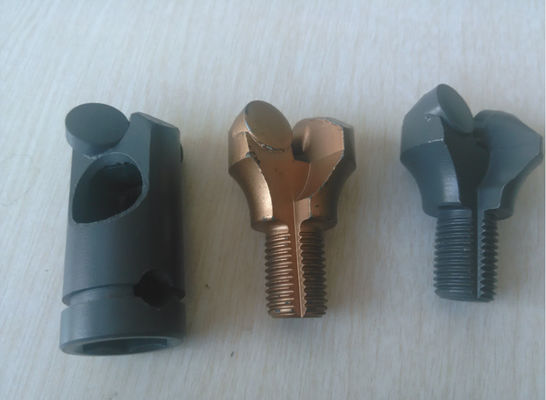 Pata alta da âncora da Dois-asa PDC do bocado de broca do botão da força de dobra para o carvão/mineração