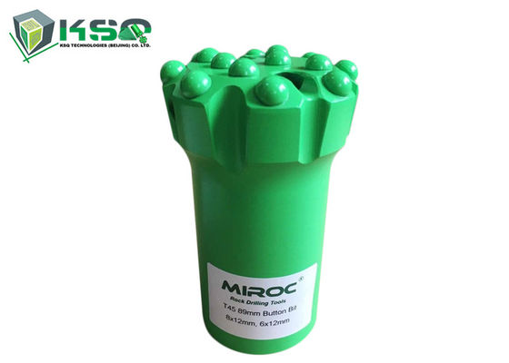 T45 balístico/esférico para o bocado de broca longo do botão do diâmetro da perfuração 89mm do furo