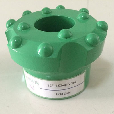 Bocado de broca 76mm do Reamer dos bocados de botão da broca de rocha com o piloto para a construção e mineração com 6 graus ou 12 graus