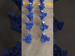 Carburo inserir 3 lâminas de poço de água de aço Drag Bit